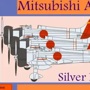Livraison Express LF Models PE7221 Mitsubishi A5M1 Claude Siver Bird