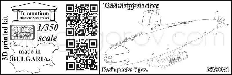 Prix Promo OKB Grigorov N350041 USN Skipjack Class