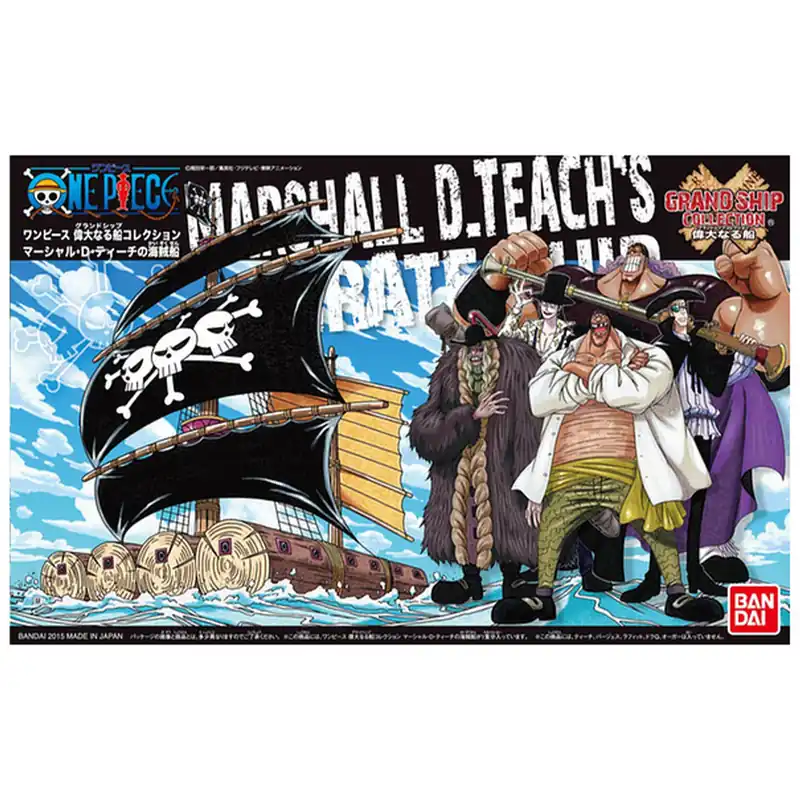 Pas Cher Bandai 58173 One Piece Stampede Grand Ship Collection - Marshall D.Teach‘s Pirate Ship