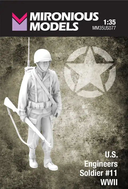 Mironious Models 35US077 U.S. Engineers Soldier 11 WWII Jusqu'à Épuisement Des Stocks