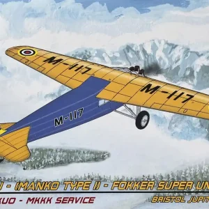 Vente Directe Kora Models KPK72182 Manshu-Fokker Super Universal - Manchukuo MKKK service