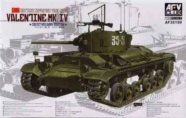 Achetez Aujourd'hui AFV Club 35199 Valentine Mk IV Soviet Red Army Version