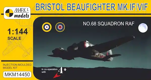 Quantité Limitée Mark I Models 144050 Bristol Beaufighter Mk.IF/VIF ‘No.68 Sq. RAF‘