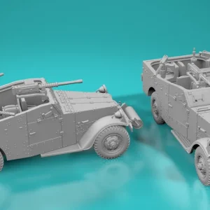 EMP3D 72012512 Transporter opancerzony M3A1 Scout Car - zamknięte okna, bez plandeki i ładunku Quantité Limitée