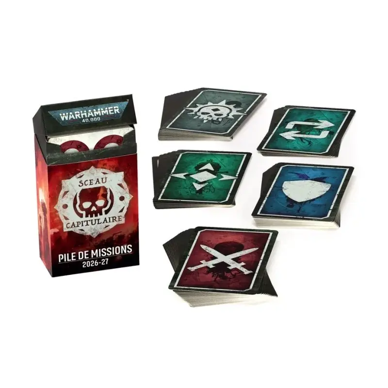 Warhammer 40k Pile de Missions Sceau Capitulaire 2026-27 Offre Du Jour