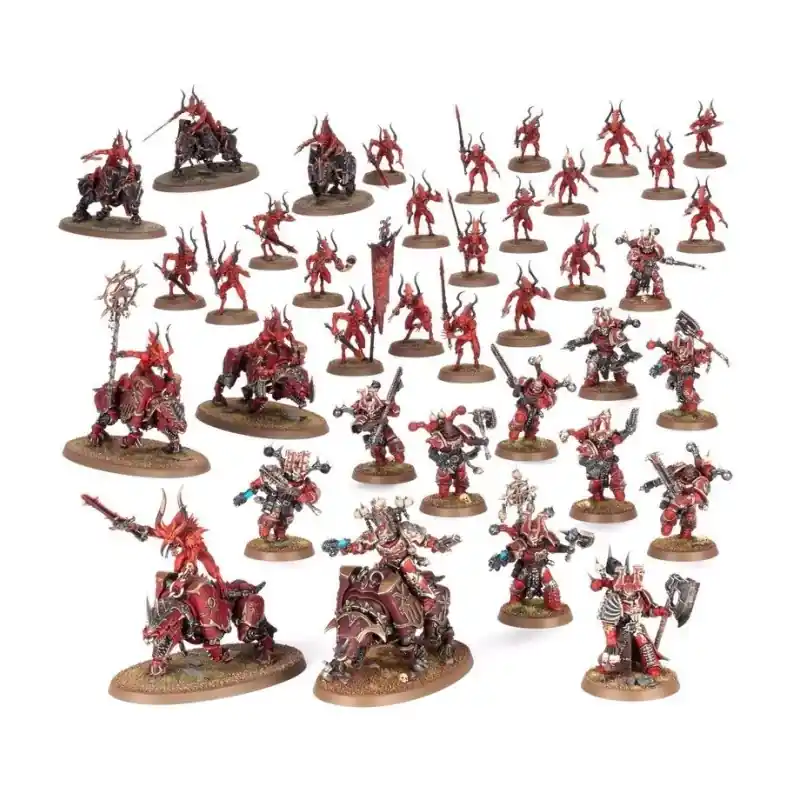 World Eaters Battleforce Khorne Daemonkin (x38 FIgurines) Super Prix