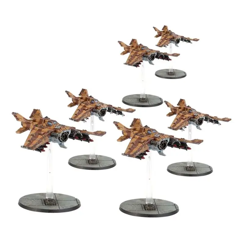 Prix Bas Adeptus Titanicus Lightning Fighter Squadron (x6)
