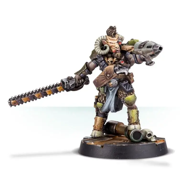 Remise Necromunda Fw Gor Half-horn, Beastman Bounty Hunter