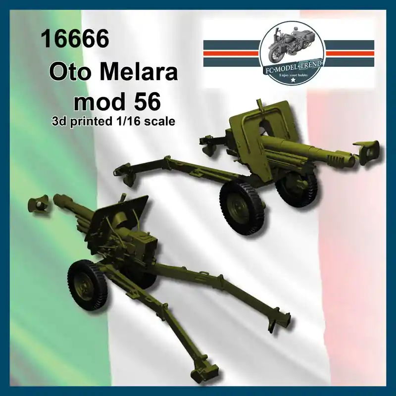 FC ModelTrend 16666 OTO Melara Mod. 56 (3D-Printed) Commande En Gros