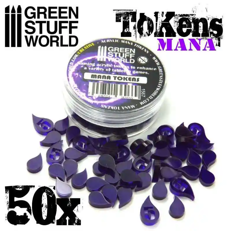 Prix Choc Green Stuff World 1567 Game Tokens - Blue Cubes (50 pcs)