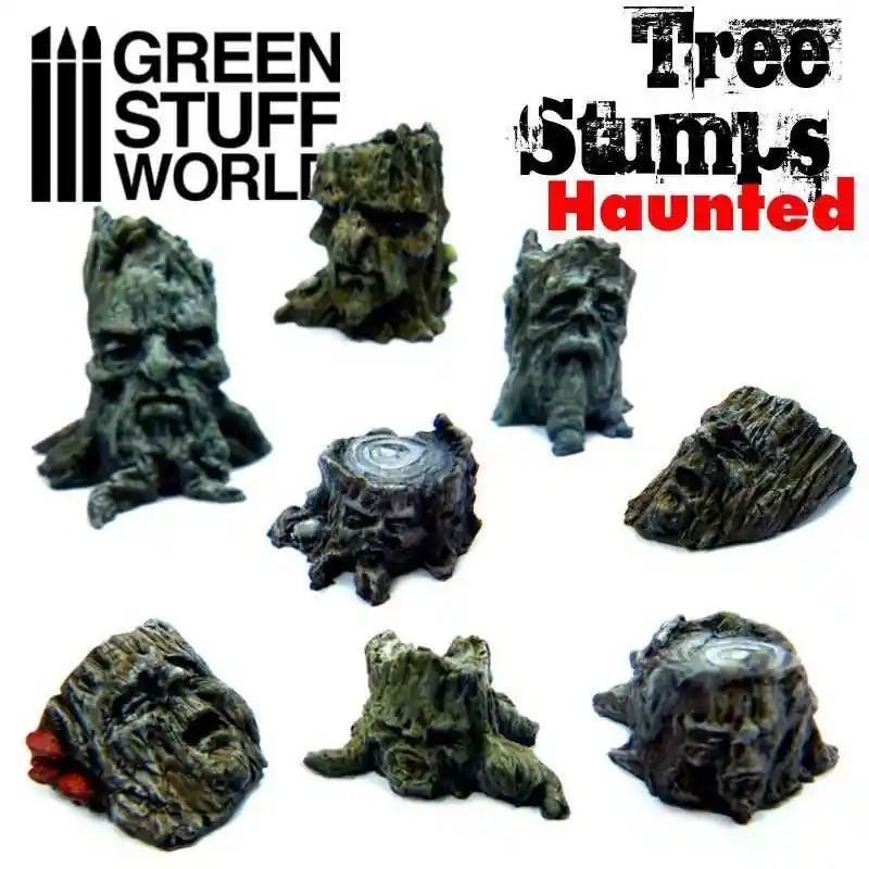 Green Stuff World 1680 Haunted Tree Stumps Retour Gratuit