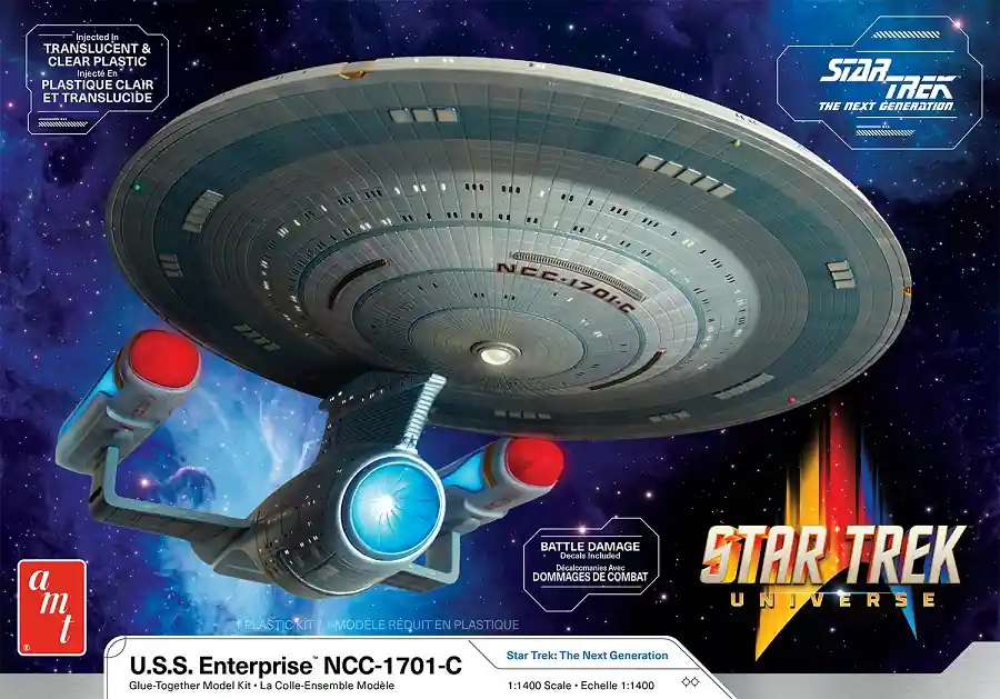 AMT/ERTL 1332 Star Trek USS Enterprise NCC-1701-C Seulement Aujourd'hui