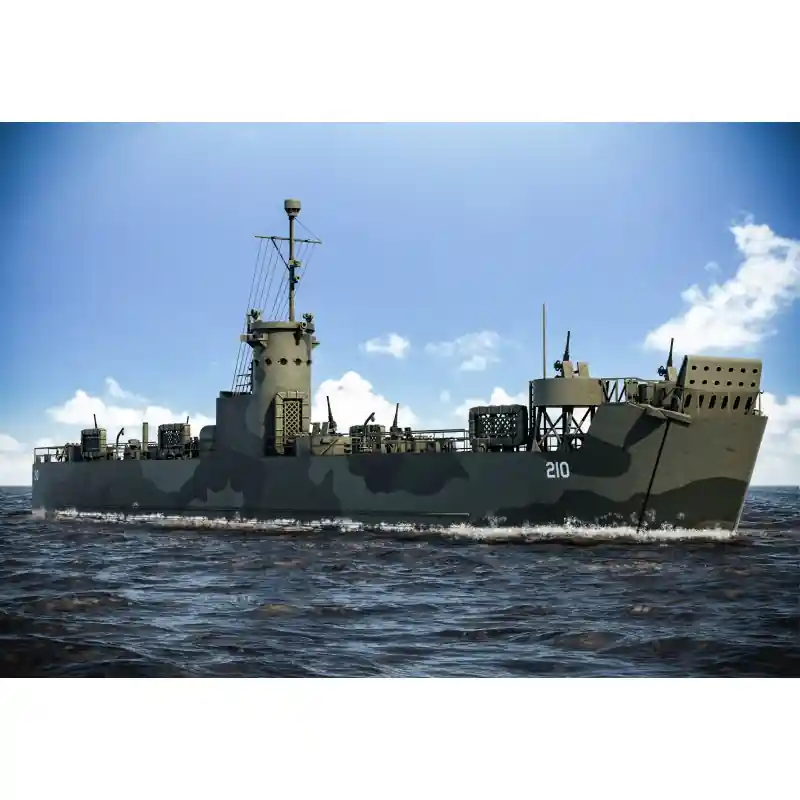 Vente Flash Black Cat Models 350021b Landing Ship Medium (LSM) 20 mm Version