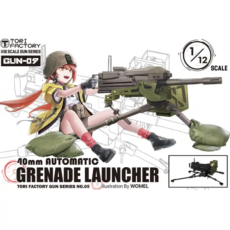 Tori Factory GUN-09 Mk.19 40 mm Automatic Grenade Launcher Réduction
