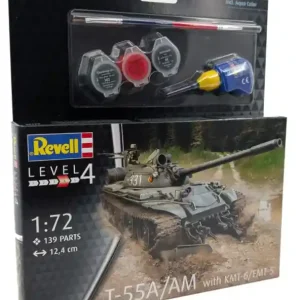 Revell 63328 T-55A/AM with KMT-6/EMT-5 Model Set Vente Flash