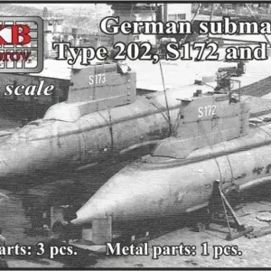 OKB Grigorov N700145 German Submarines Type 202, S172 And S173 Offre Spéciale