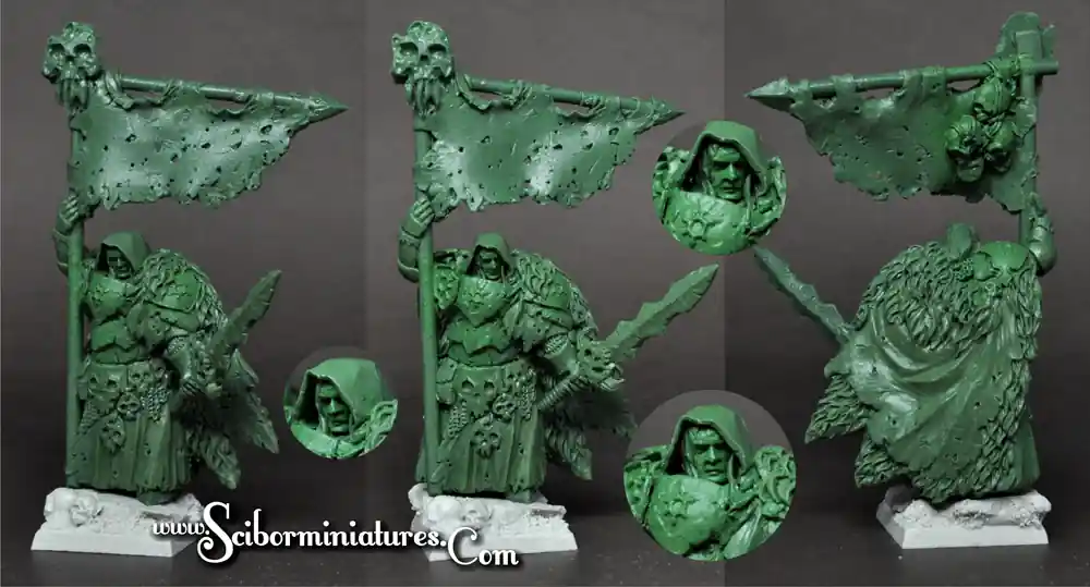 Scibor Monstrous Miniatures 28FM0649 Barbarian Lord 14 Haute Qualité
