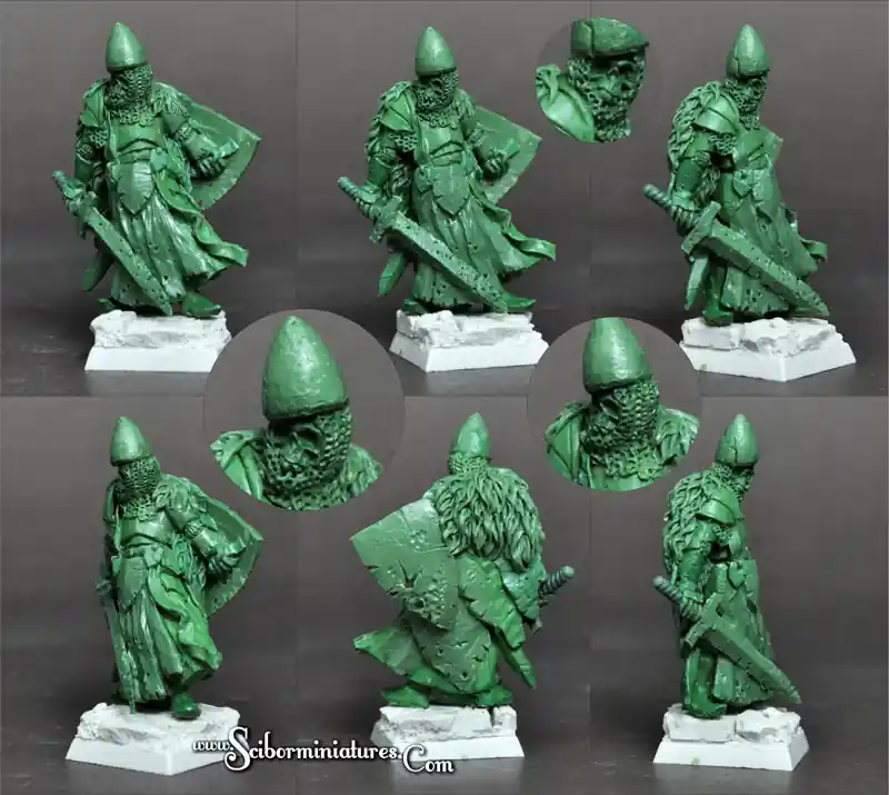 Bon Plan Scibor Monstrous Miniatures 28FM0682 Undead Warrior 2
