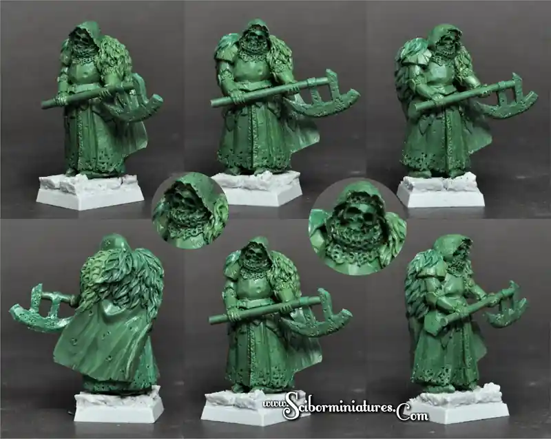 Scibor Monstrous Miniatures 28FM0683 Undead Warrior 3 Haute Qualité