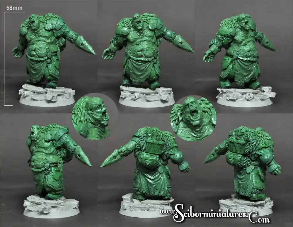 Scibor Monstrous Miniatures 28FM0699 Undead Boss Dernier Modèle