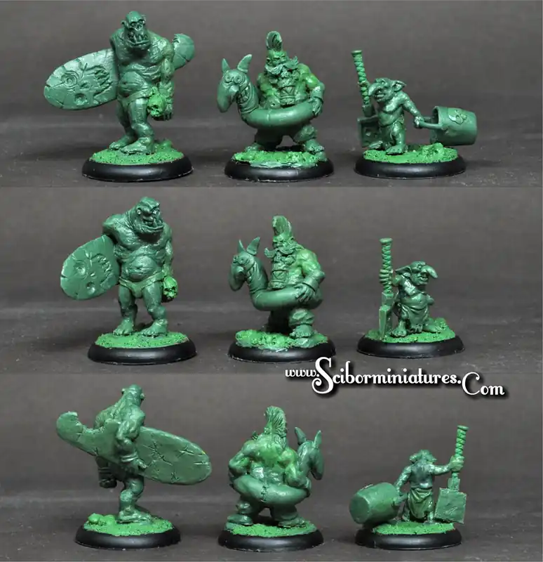 Promotion Saisonnière Scibor Monstrous Miniatures 28FM0704 Summer Set 2