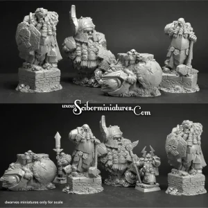 Vente Flash Scibor Monstrous Miniatures TEDR0011 Dwarven Ruins Terrain 2 (4 pcs)