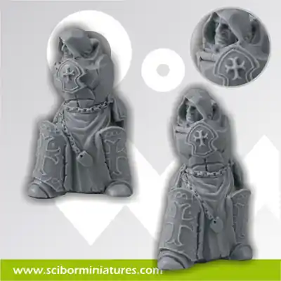 Scibor Monstrous Miniatures CPTB0144 SF Templar Knight Body 5 Solde