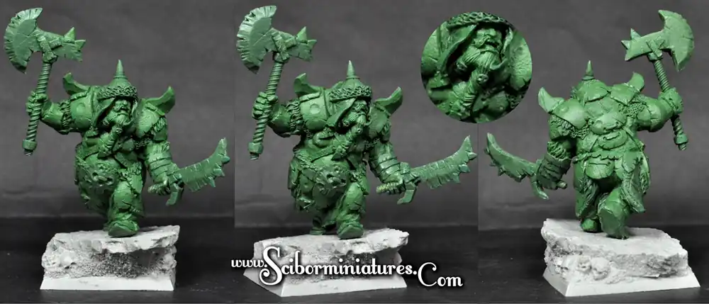 Nouvelle Collection Scibor Monstrous Miniatures OGMG0040 28mm Mongolian Ogre Warrior 6