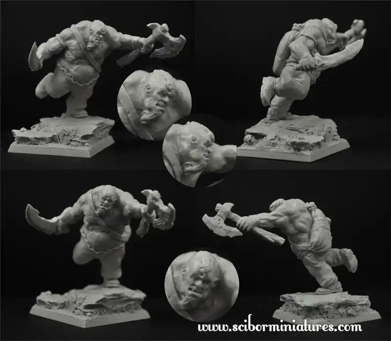 Bon Plan Scibor Monstrous Miniatures OGSE0011 28mm Ogre Cossack Semen