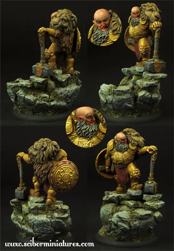 Scibor Monstrous Miniatures 54FM0020 Dwarf Lord Remise