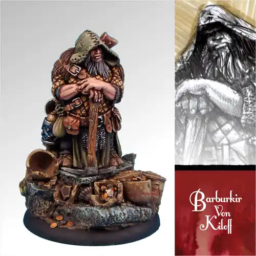 Soldes Scibor Monstrous Miniatures 54FM0007 Barburkir von Kiloff