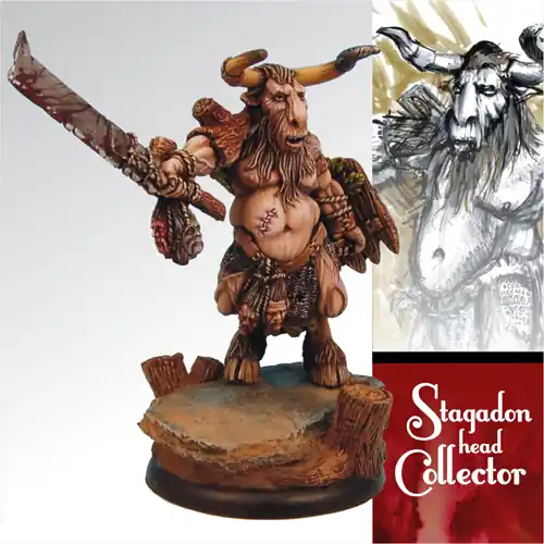 Must-Have Scibor Monstrous Miniatures 54FM0005 Stagadon head Collector