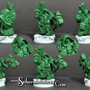 Commander Vite Scibor Monstrous Miniatures 28SF0213 SF Dwarf Marine 13