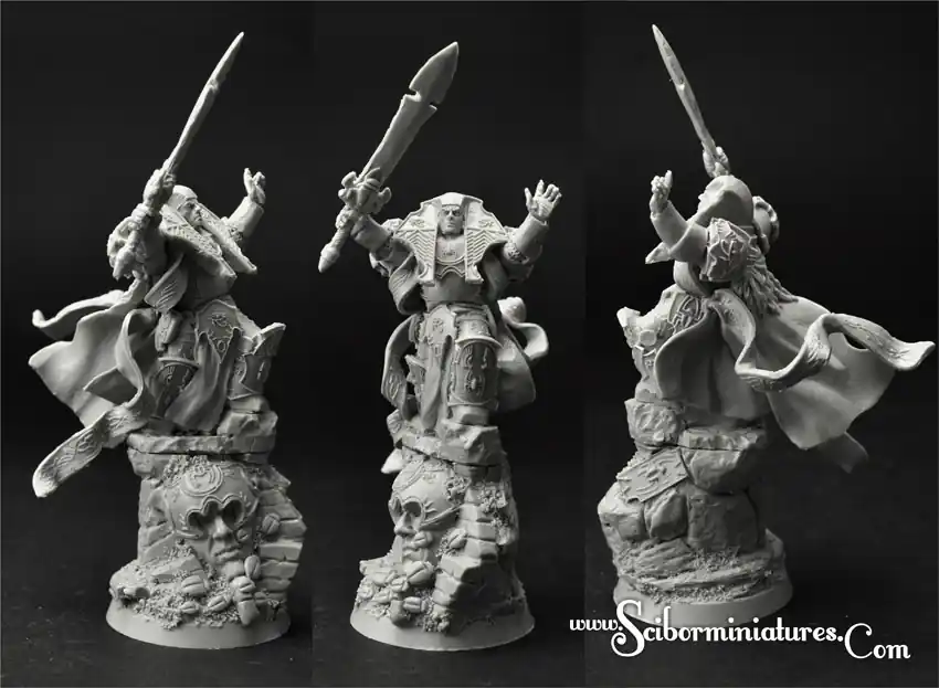 Scibor Monstrous Miniatures 28SF0146 SF Egyptian Wizard Soldes