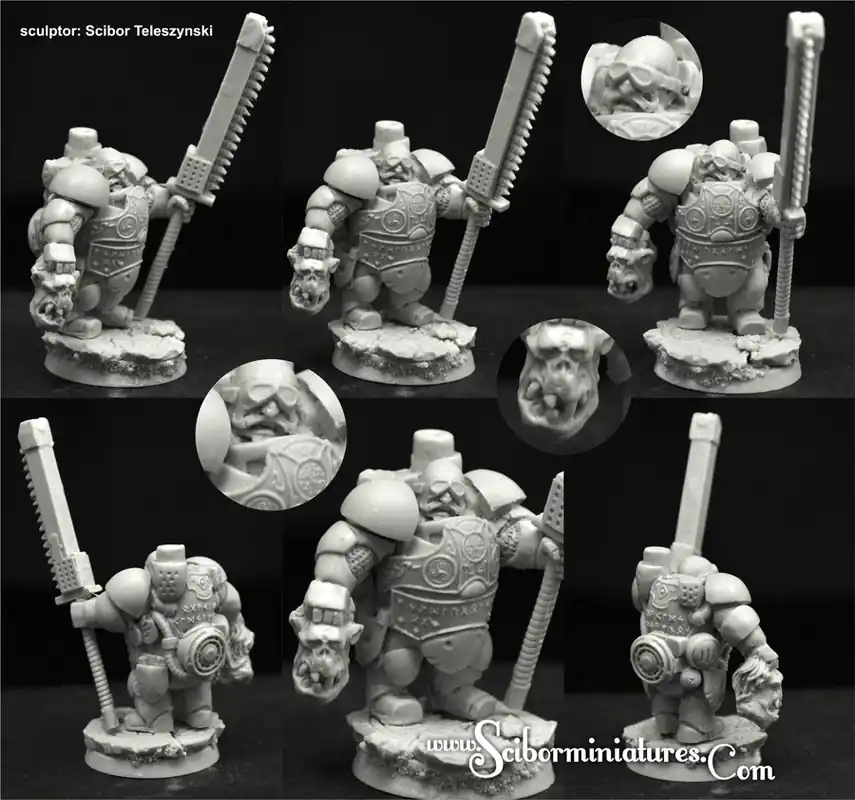 Scibor Monstrous Miniatures 28SF0157 SF Dwarf Veteran 2 Populaire