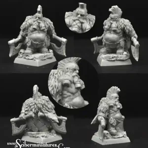 Acheter Direct Scibor Monstrous Miniatures 28FM0197 Wild Warrior Dwarf 2