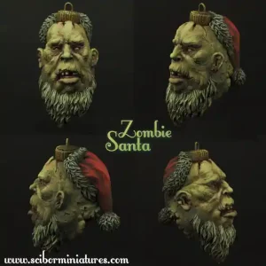 Achat Immédiat Scibor Monstrous Miniatures 28FM0147 Zombie Santa Bulb