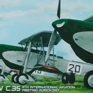Kora Models 72203 EKW C.35 4.International Aviation Meeting Zurich 1937 Populaire