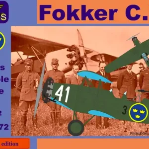 Acheter En Ligne LF Models PE7212 Fokker C.VE Sweden Bristol Mercury