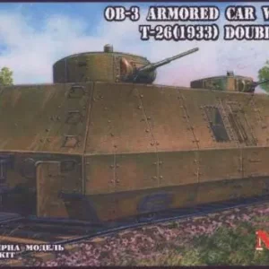 Bon Plan UM MT 612 OB-3 Armored Car with T-26(1933) Double Turrets