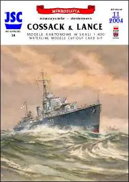 Prix Promo JSC 034 Brytyjskie niszczyciele COSSACK i LANCE