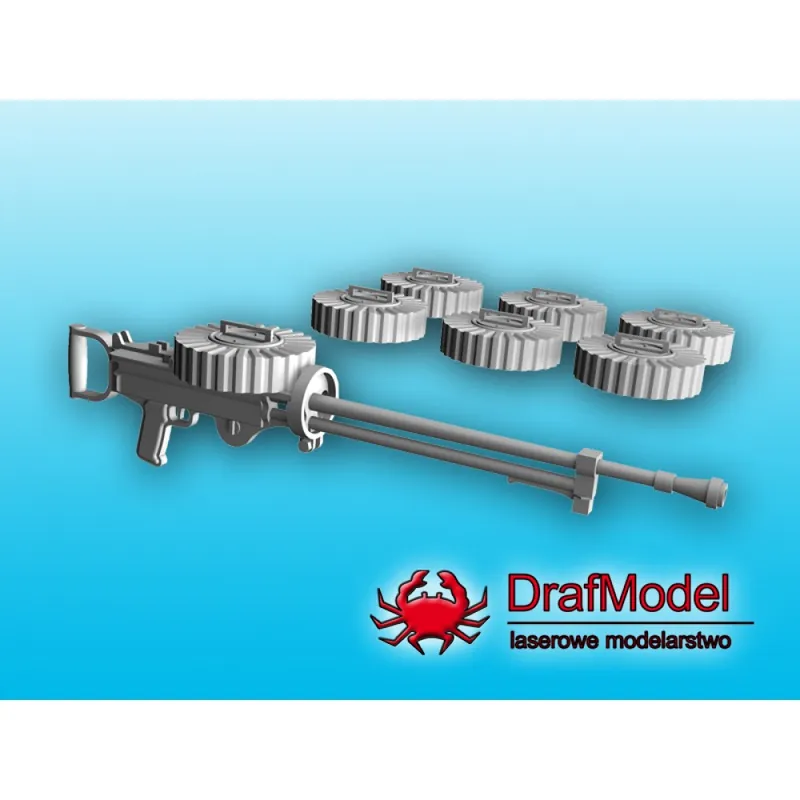 Expédié Aujourd'hui Draf Model 010R-1 Lewis 7,7mm + 6 magazynków