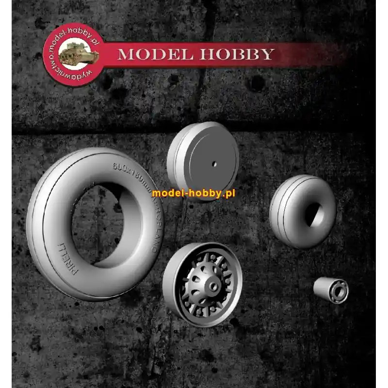 Haute Qualité Model Hobby 0065-KOL Reggiane Re.2000 - Resin Wheels