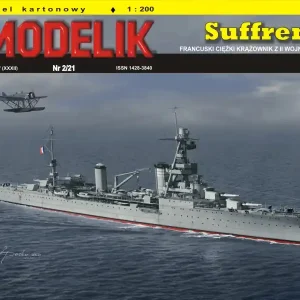 Modelik 02_21 SUFFREN francuski ciężki krążownik z II wojny światowej Nouveauté