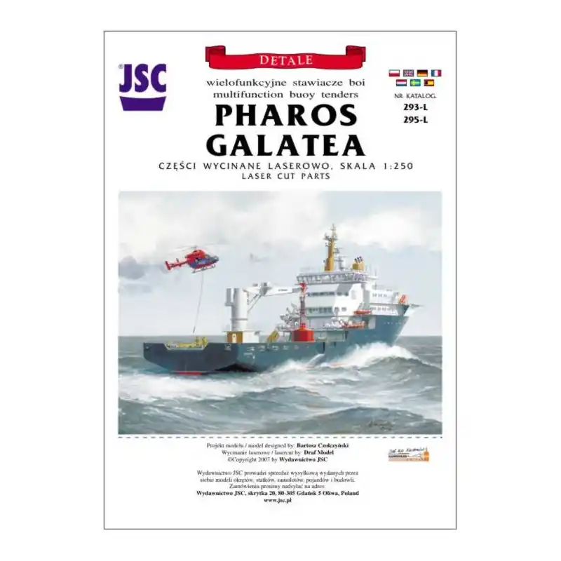 JSC 293-295-L Części Wycinane Laserowo Do Stawiaczy Boi Pharos Lub Galatea Expédié Aujourd'hui