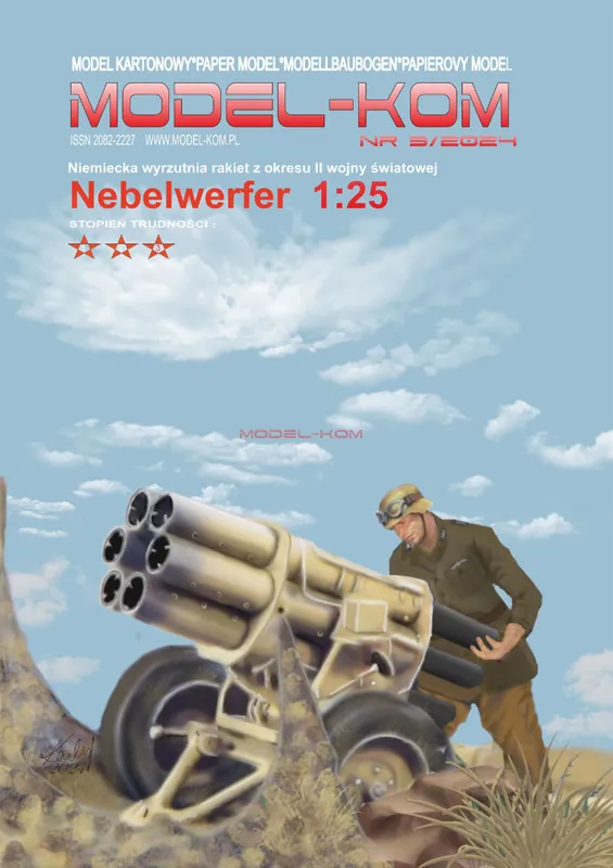 Acheter Direct Model-Kom 3-2024 Nebelwerfer - German World War II Rocket Launcher