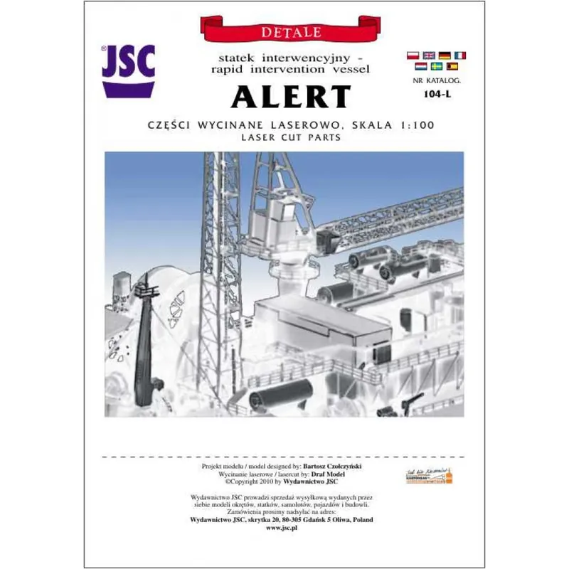 JSC 104-L Części Wycinane Laserowo Do Statku Interwencyjnego Alert Offre Spéciale