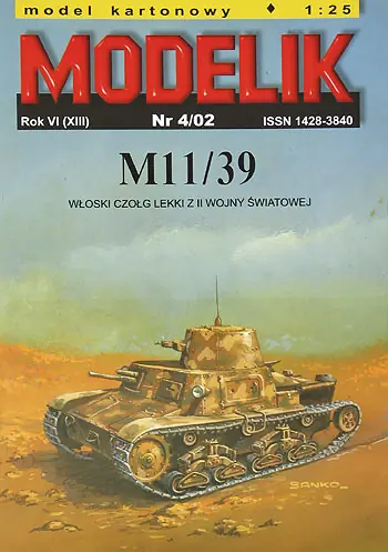 Promotion Saisonnière Modelik 04_02 M11/39 Italian medium tank