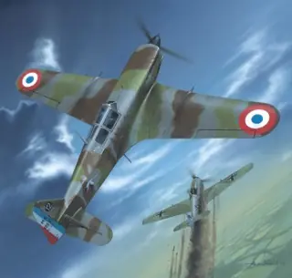 Haliński KA-2-2006 Morane Saulnier MS 406 C1 - Francuski Myśliwiec Dernière Chance