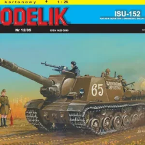 Modelik 12_05 ISU-152 Russian Self-propelled gun Populaire